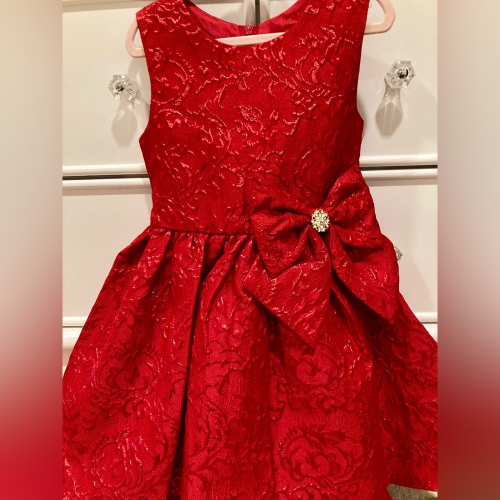 Rare Editions Red Formal Kids Dress